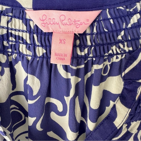 Lilly Pulitzer XS Elsa silk top - Picture 2 of 4